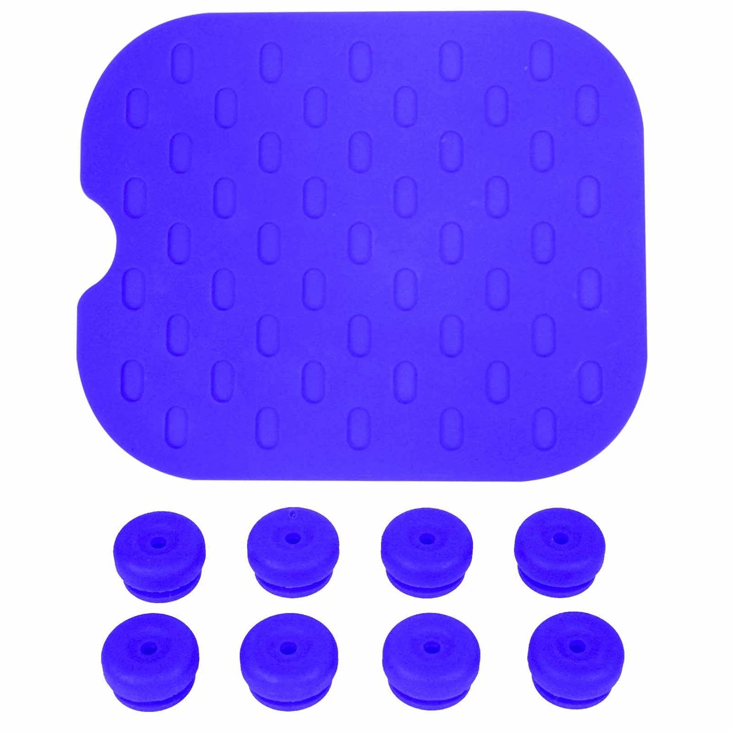 Clutch Blue Pads & Trim Kit for Mighty Series Desktop Monitor Stands