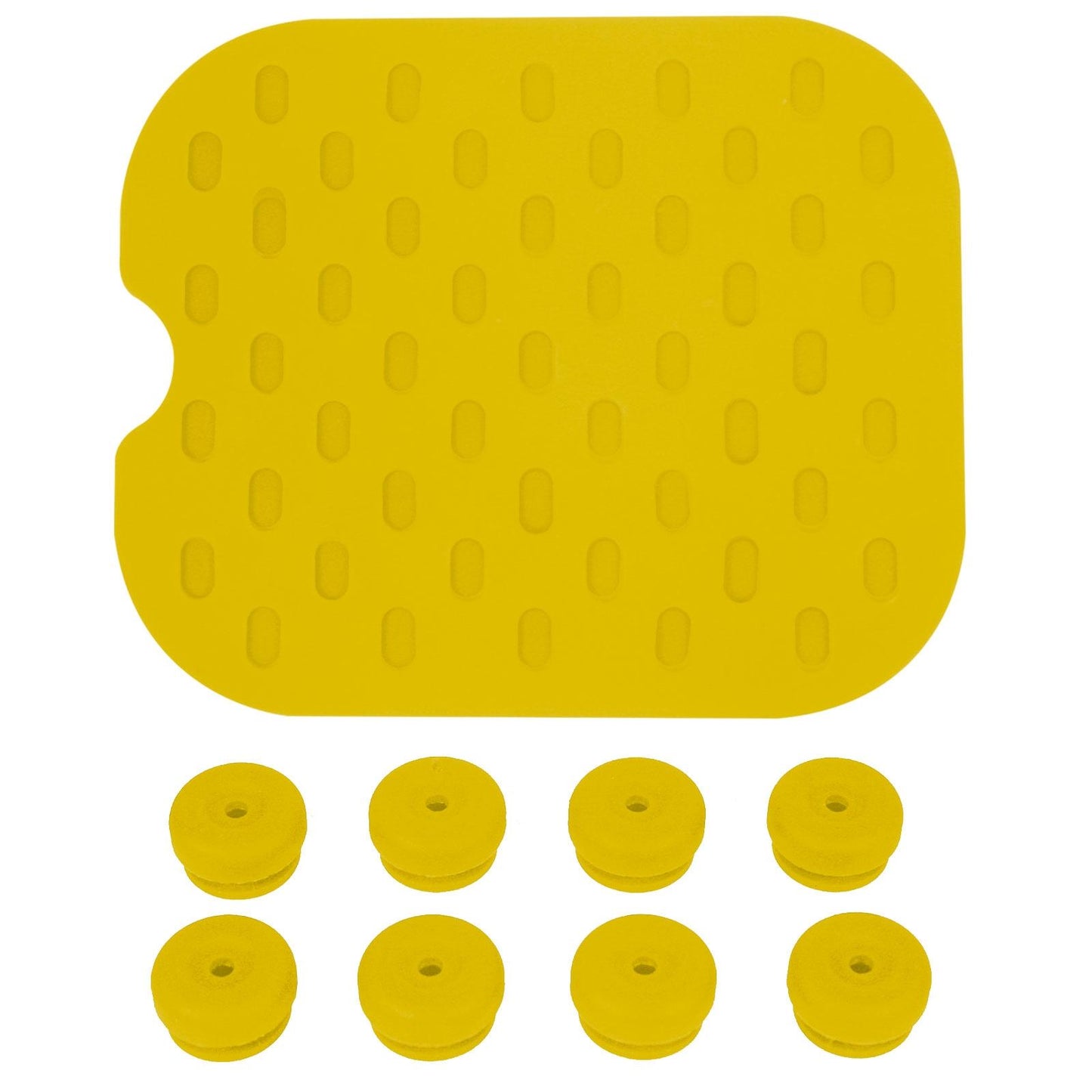 Clutch Yellow Pads & Trim Kit for Mighty Series Desktop Monitor Stands