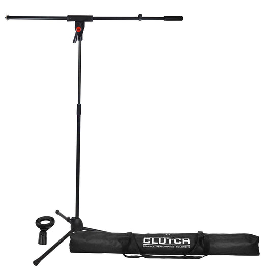 Clutch CL-MB100PK Microphone Boom Stand with Mic Clip & Durable Carry Bag