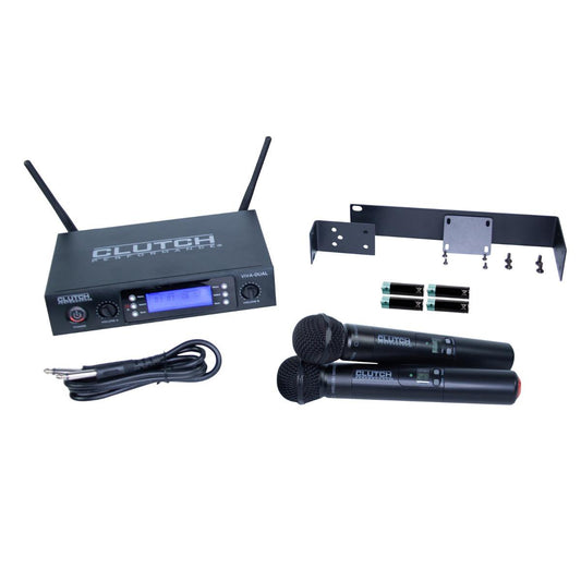 Clutch VIVA-DUAL Dual Channel Dual Handheld UHF Wireless System