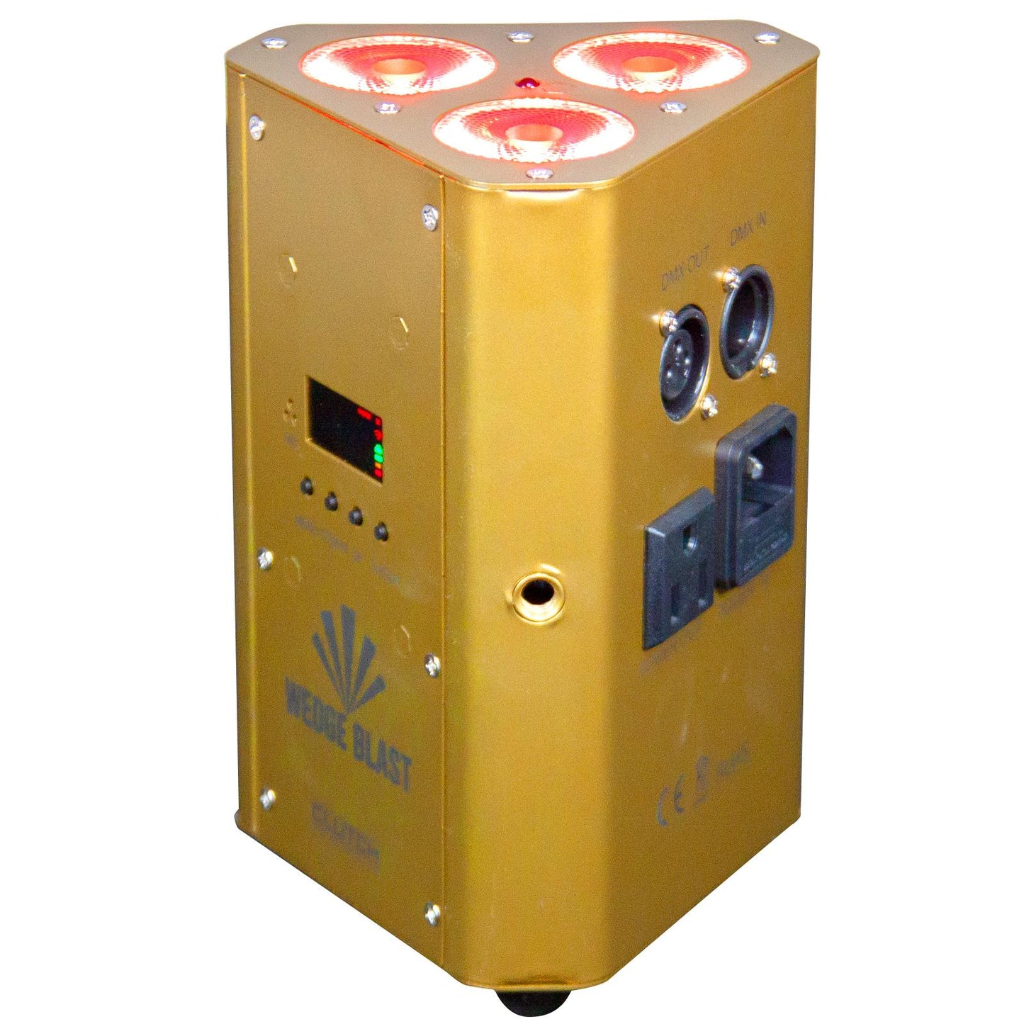 Clutch Wedge Blast Gold LED Uplight Main View