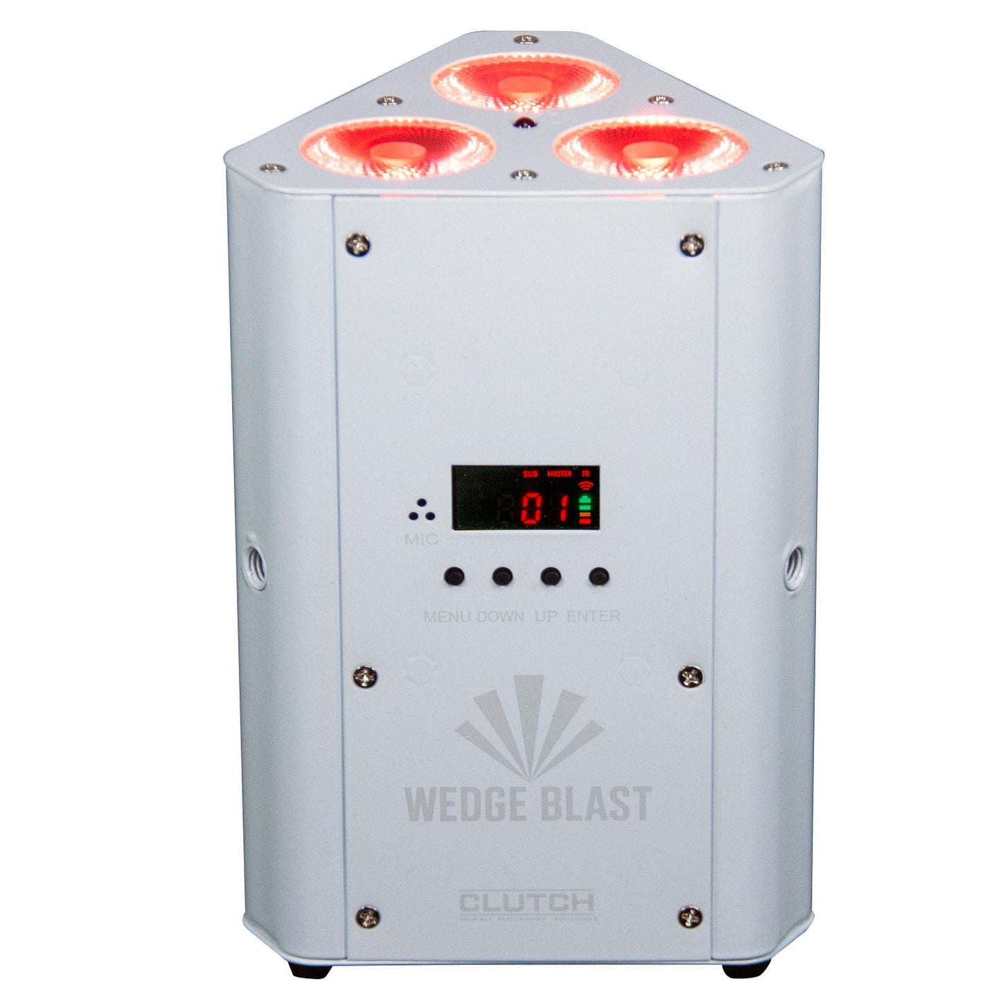 Clutch Wedge Blast White LED Uplight