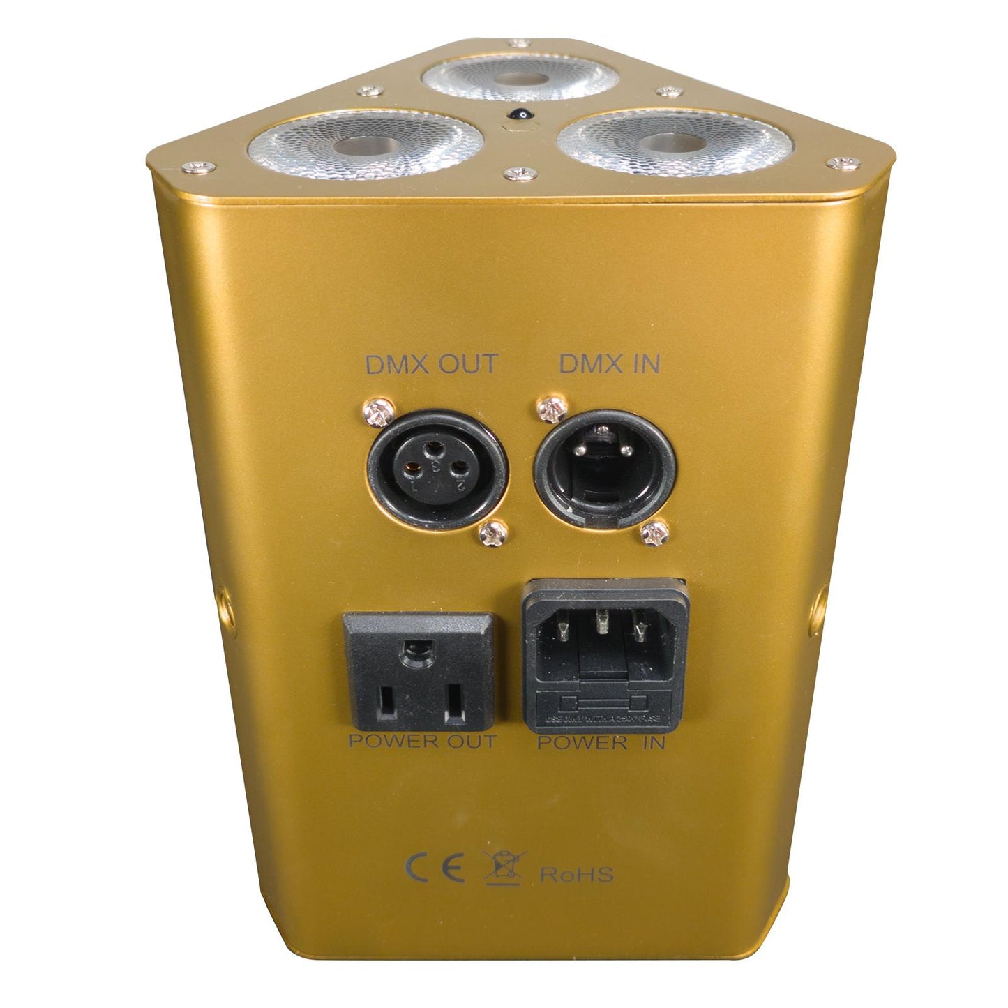 Clutch WEDGE BLAST Triangular LED Uplight Gold 6-Pack with Case