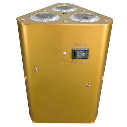 Clutch Wedge Blast Gold LED Uplight Main View