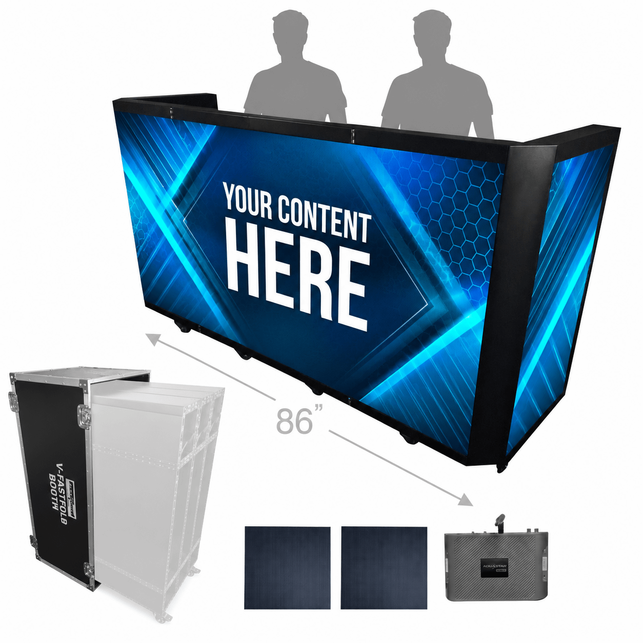Clutch Fast Folding Video Booth with Case Main Package View