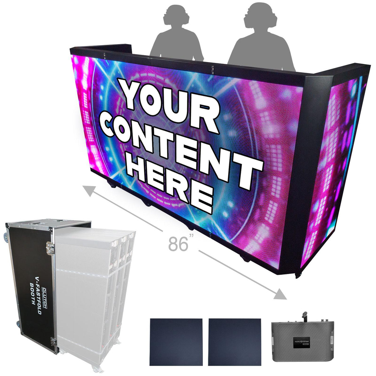 Clutch Fast Folding Video Booth with Case Main Package View