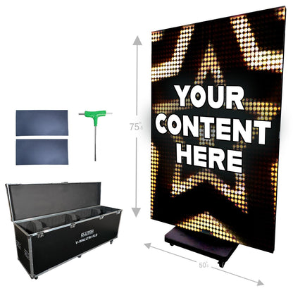 Clutch Tri-Fold LED Video Wall with Road Case Main View