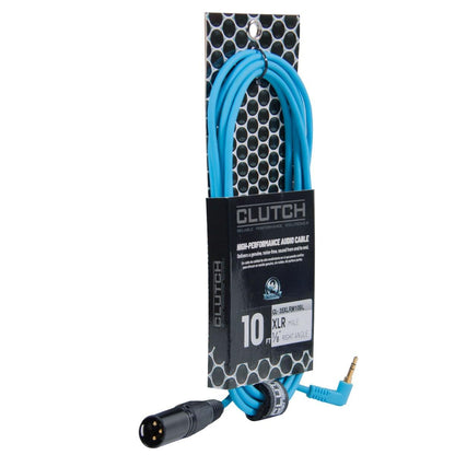 Clutch 10 foot Right Angle 35mm to XLR Male Cable