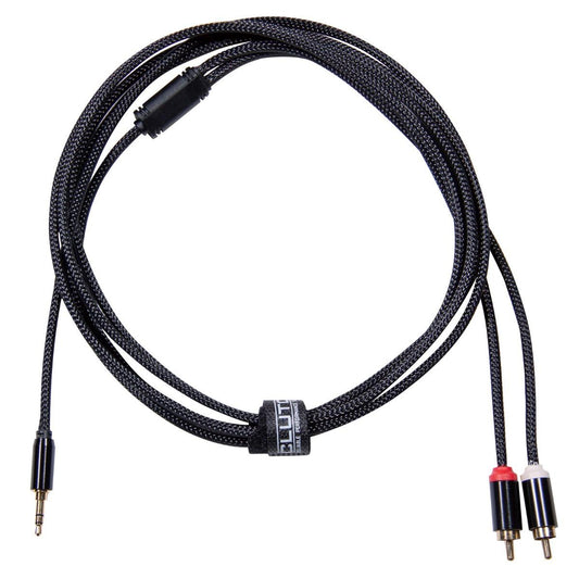 Clutch 3.5mm Male to 2x RCA Male Braided Audio Splitter Cable Main