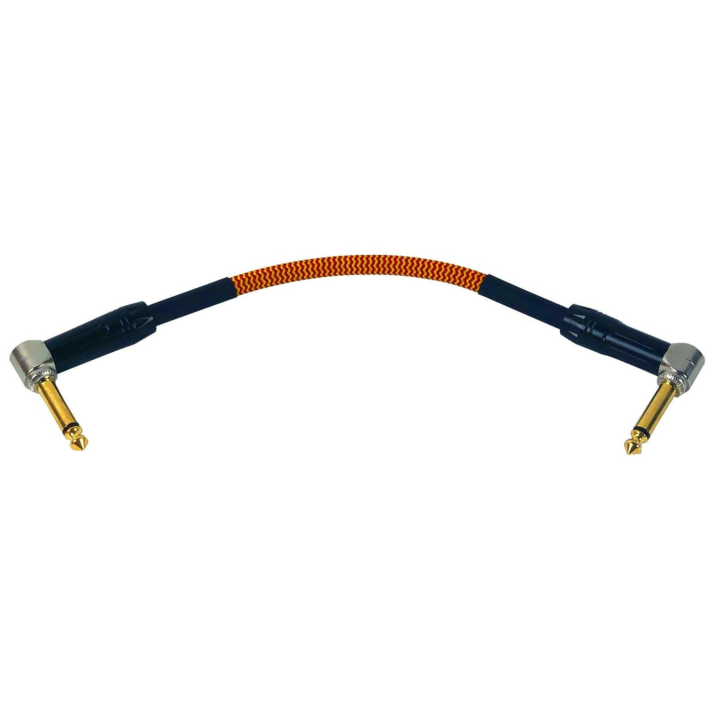 Clutch 6 Inch Right Angle 1/4" Patch Cable 3-pack