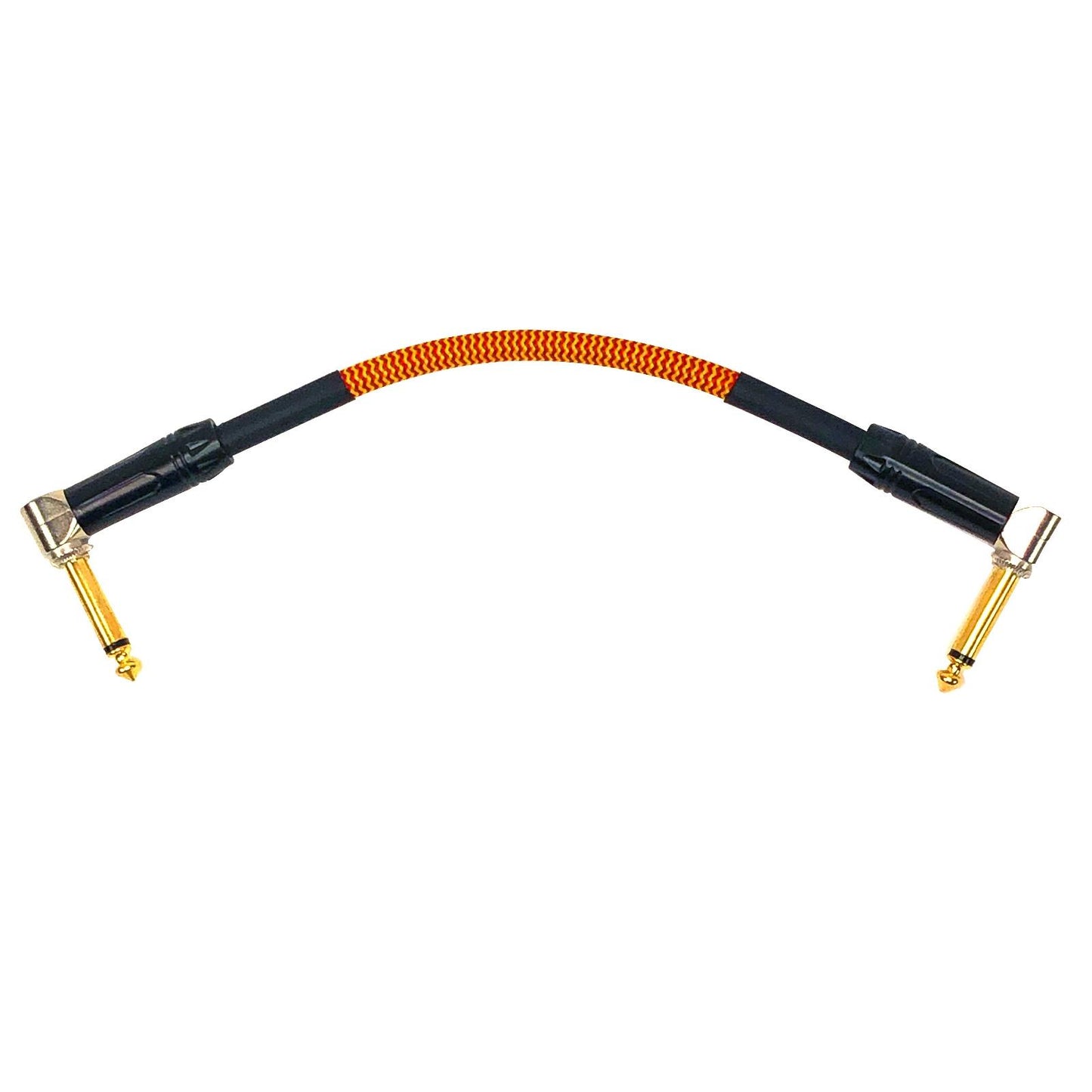 Clutch 6 Inch Right Angle 1/4" Patch Cable 3-pack