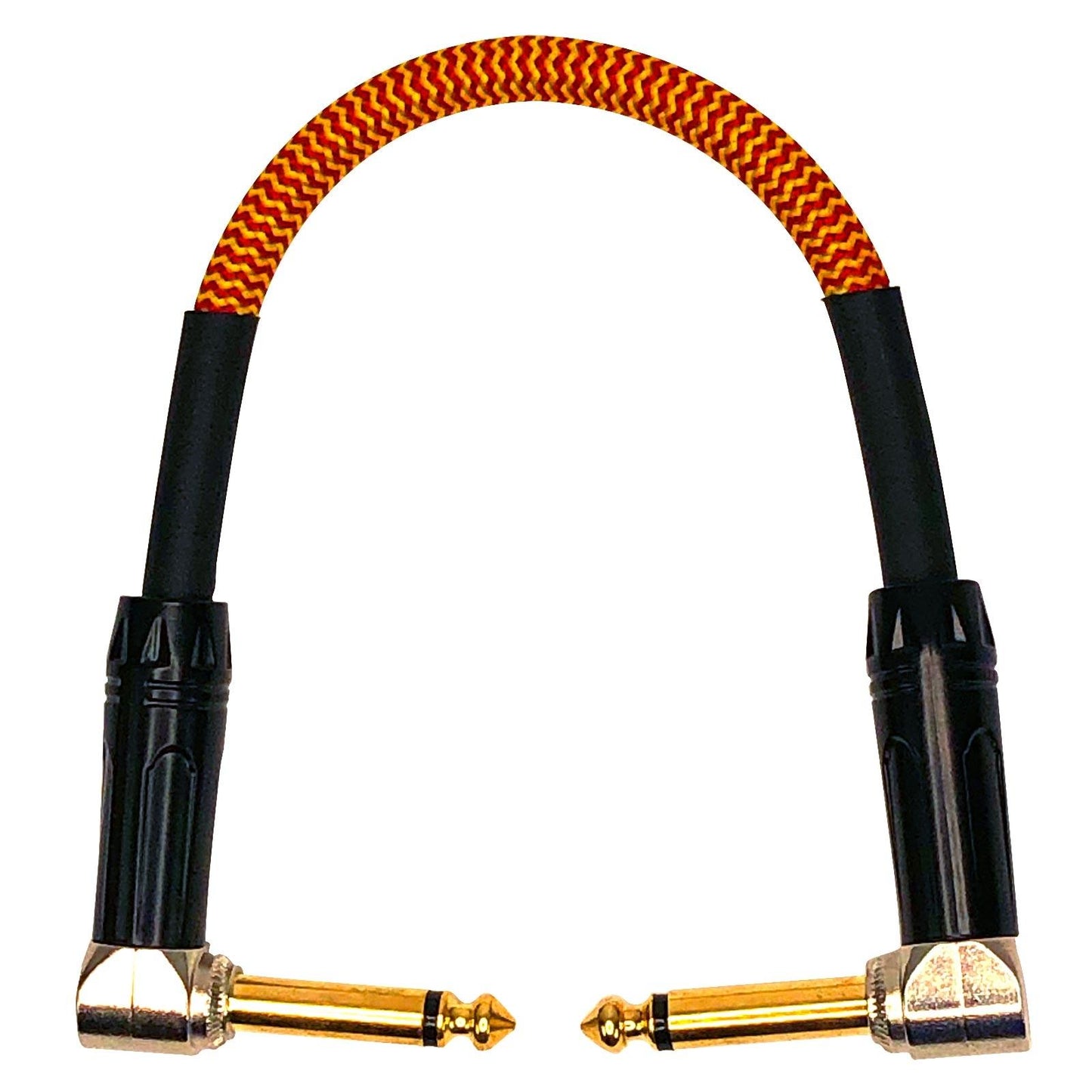 Clutch 6 Inch Right Angle 1/4" Patch Cable 3-pack