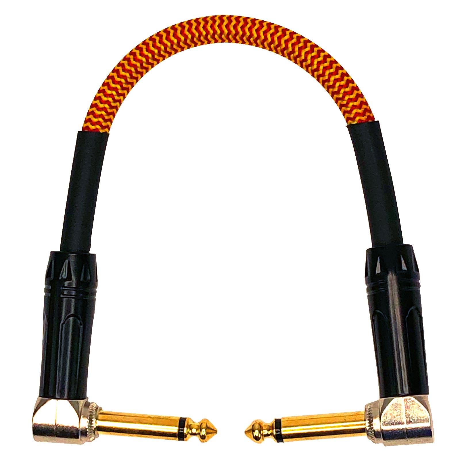 Clutch 6 Inch Right Angle 1/4" Patch Cable 3-pack