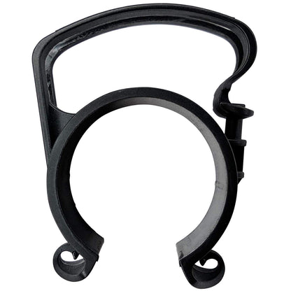 Clutch Cable Keeper for 2" Pipe Black Coloring (10-pack)