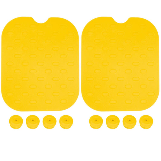 Clutch Yellow Pads & Trim Kit for Mighty Series Desktop Monitor Stands