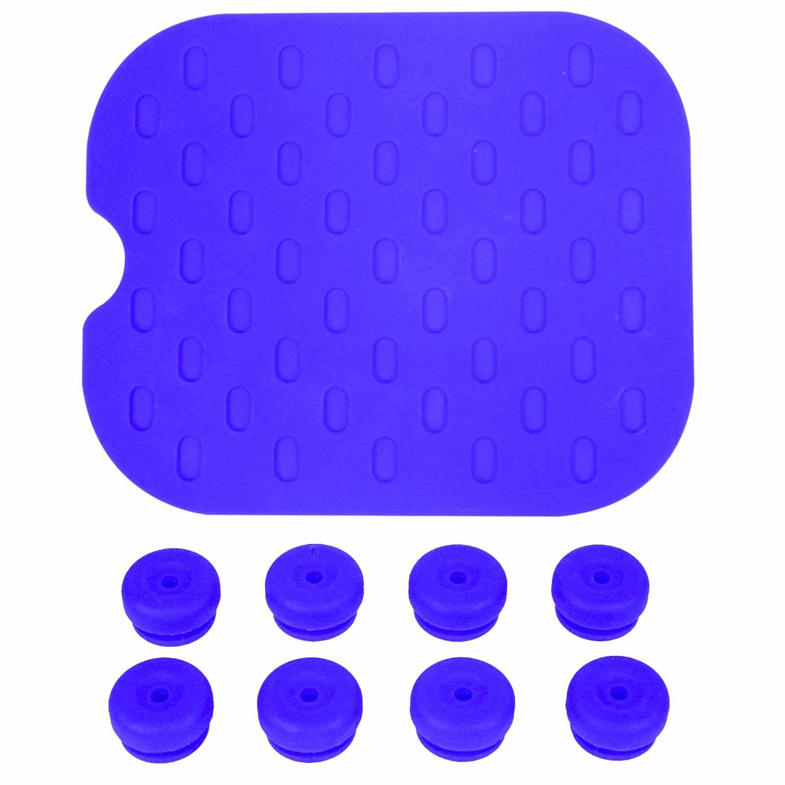 Clutch Blue Pads & Trim Kit for Mighty Series Desktop Monitor Stands
