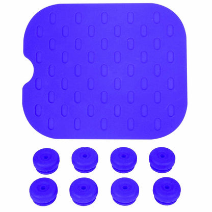 Clutch Blue Pads & Trim Kit for Mighty Series Desktop Monitor Stands