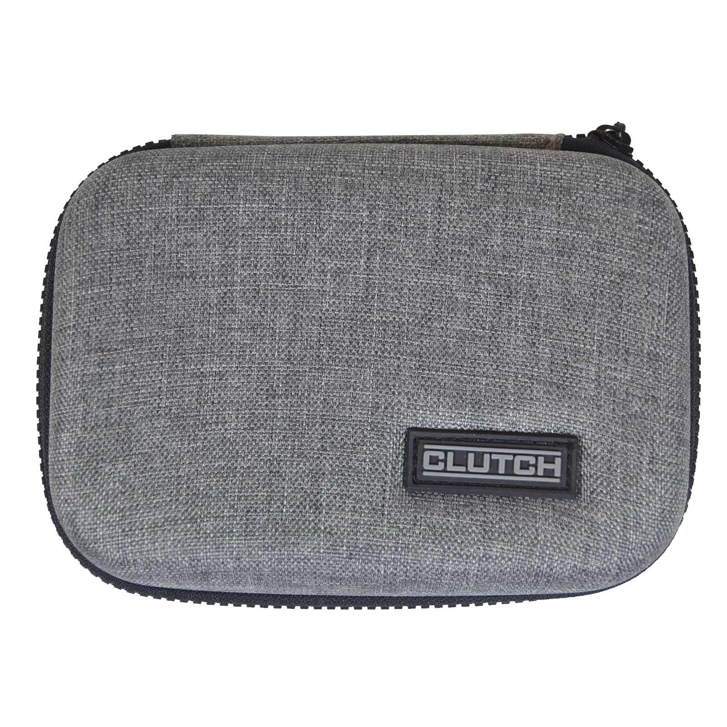 Clutch CL-EO60402GY Durable Universal Protective Zippered Case for Small Accessories Open