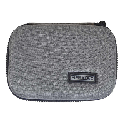 Clutch CL-EO60402GY Durable Universal Protective Zippered Case for Small Accessories Open