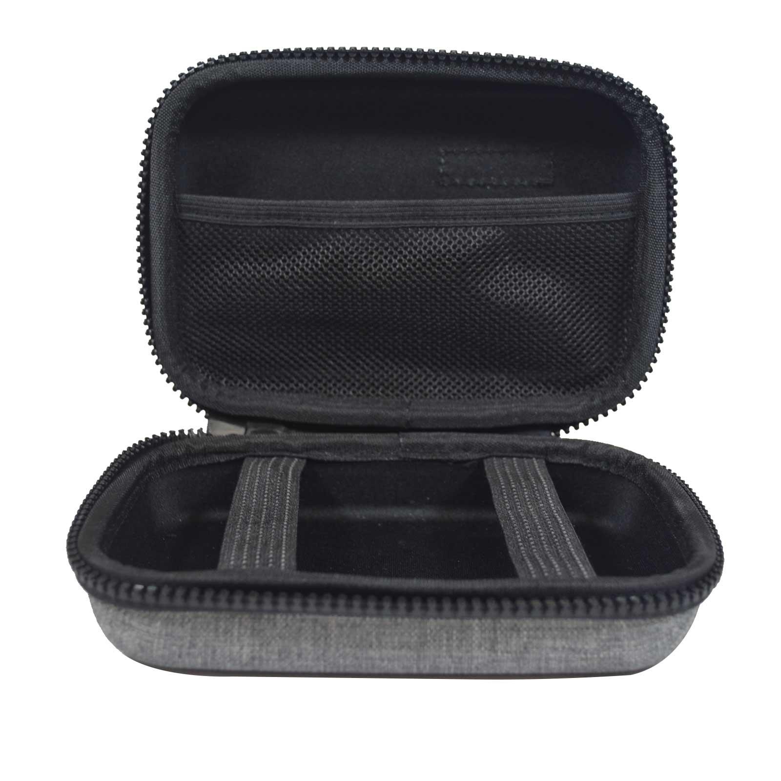 Clutch CL-EO60402GY Durable Universal Protective Zippered Case for Small Accessories Open