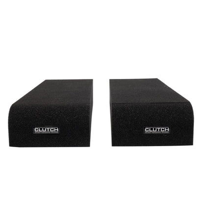 Clutch CL-ISO2 Studio Monitor Isolator Pads Angle View with Monitors