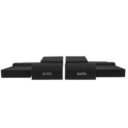 Clutch CL-ISO2 Studio Monitor Isolator Pads Angle View with Monitors