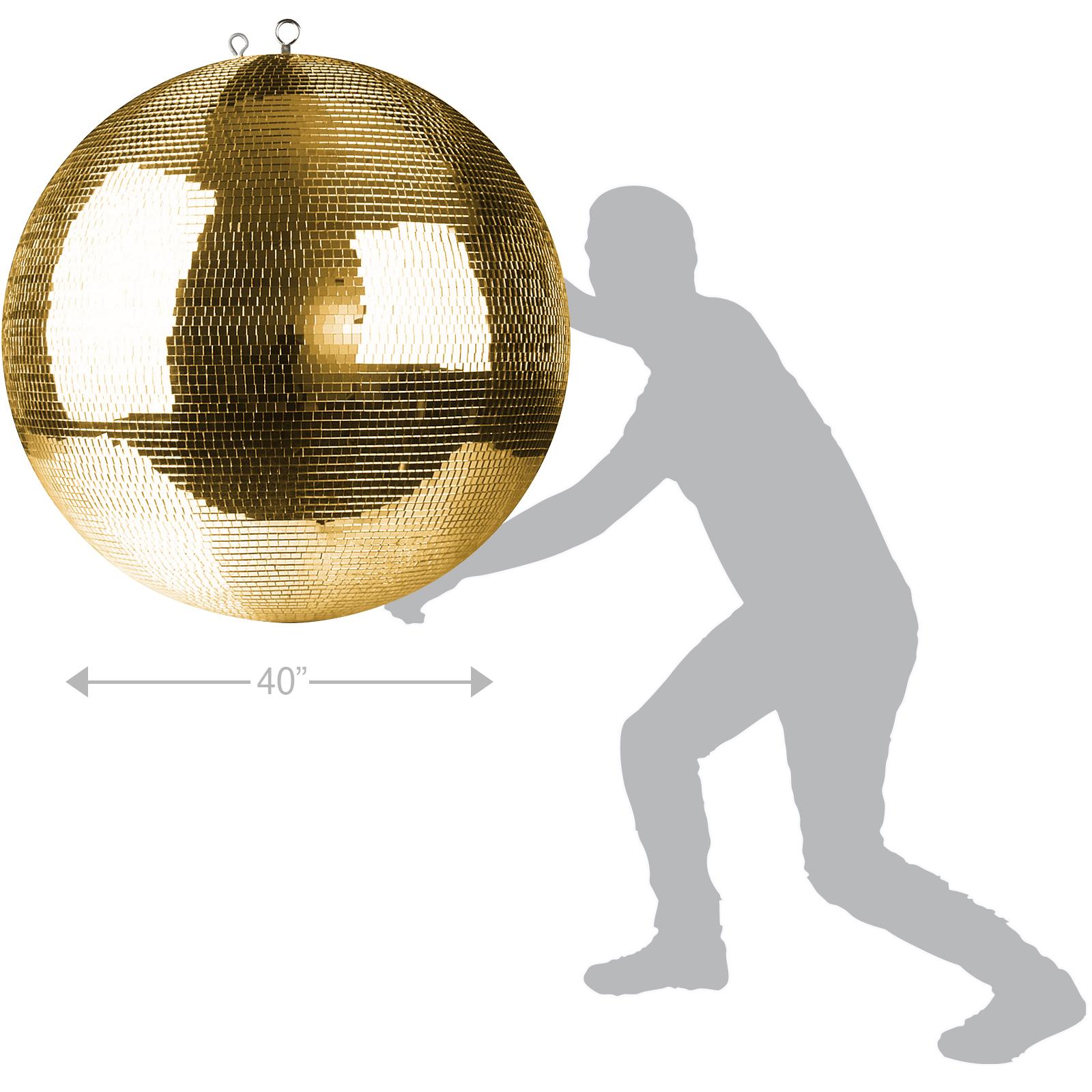 Clutch CL-MB-40-GOLD Mirror Ball Gold - 40" Main