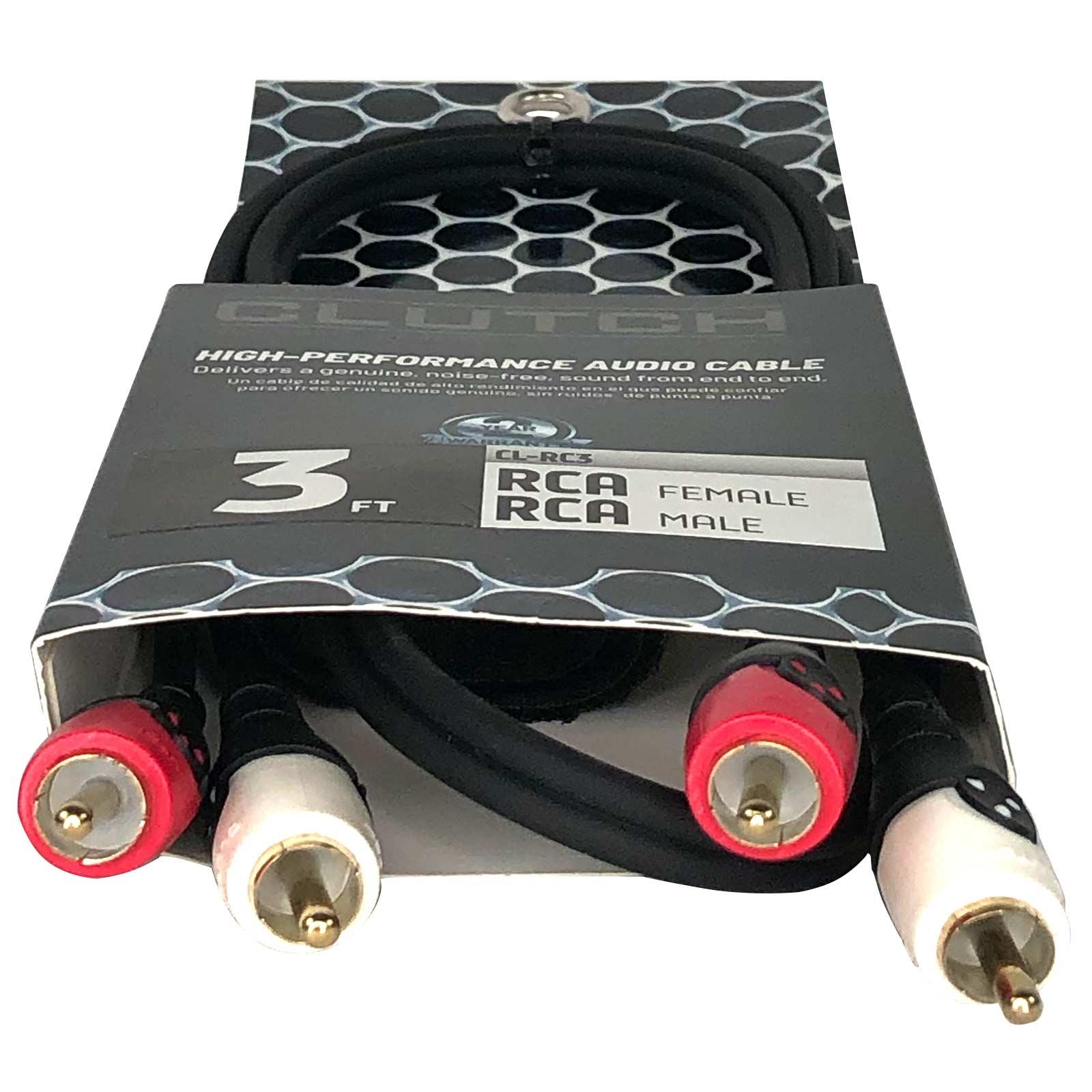 Clutch CL-RC3 3 foot RCA to RCA Dual Cable