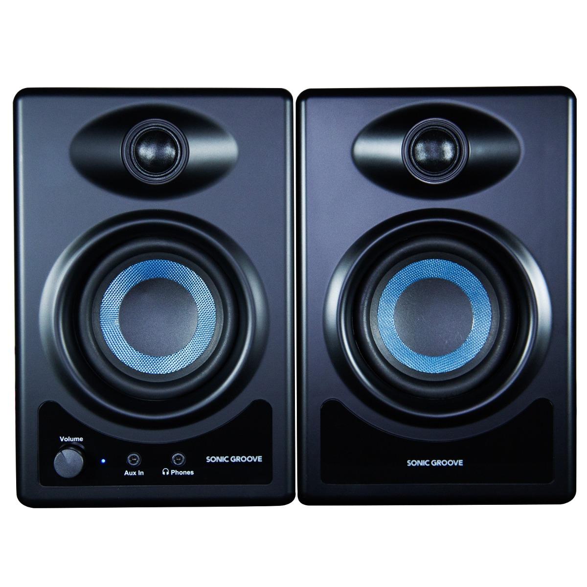 Clutch CL-SG3BT Sonic Groove 3.5" Desktop Monitors with Bluetooth
