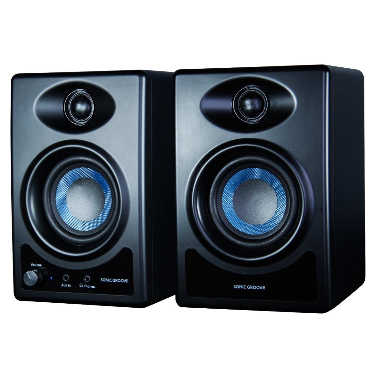 Clutch CL-SG3BT Sonic Groove 3.5" Desktop Monitors with Bluetooth