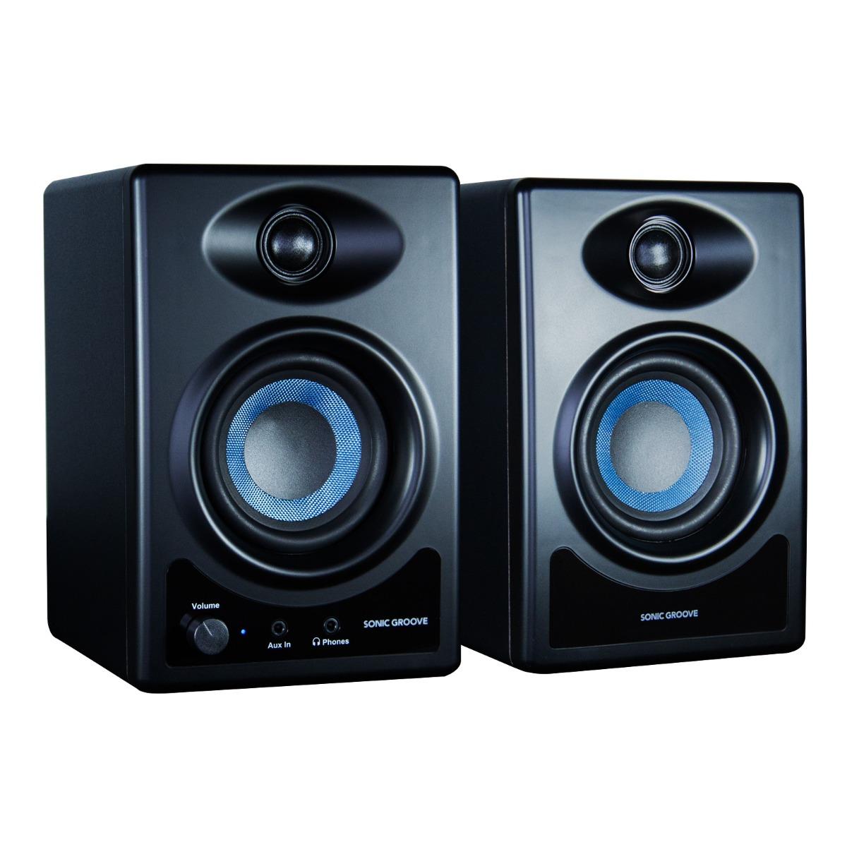 Clutch CL-SG3BT Sonic Groove 3.5" Desktop Monitors with Bluetooth