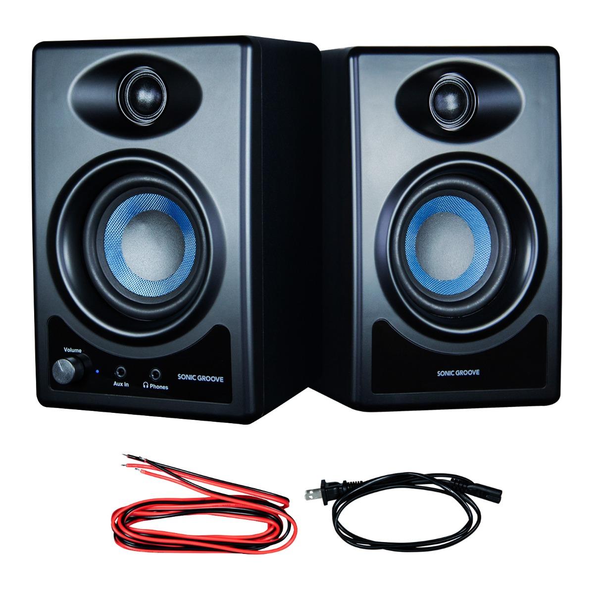 Clutch CL-SG3BT Sonic Groove 3.5" Desktop Monitors with Bluetooth