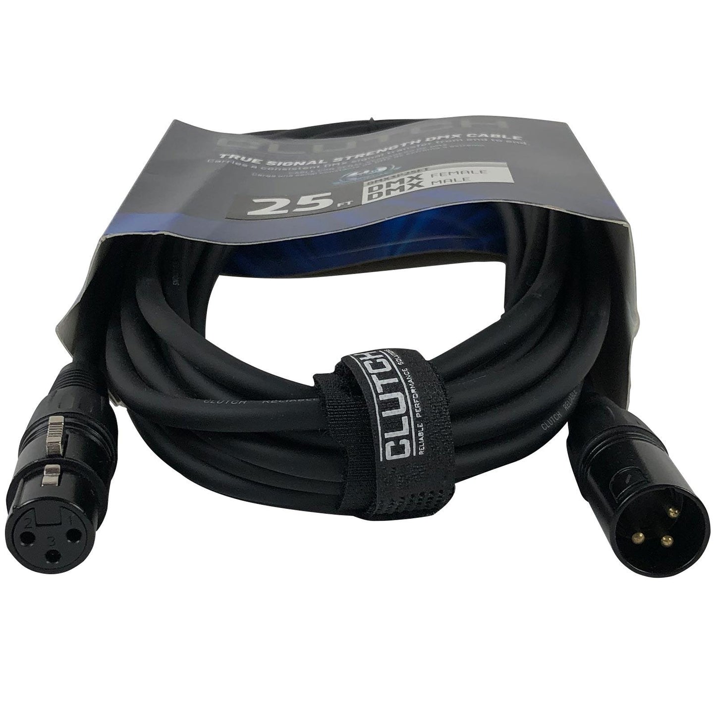 Clutch DMX3P25FT 25' 3-Pin DMX Lighting Cable
