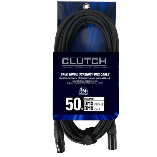 Clutch 50' 3-Pin DMX Lighting Cable
