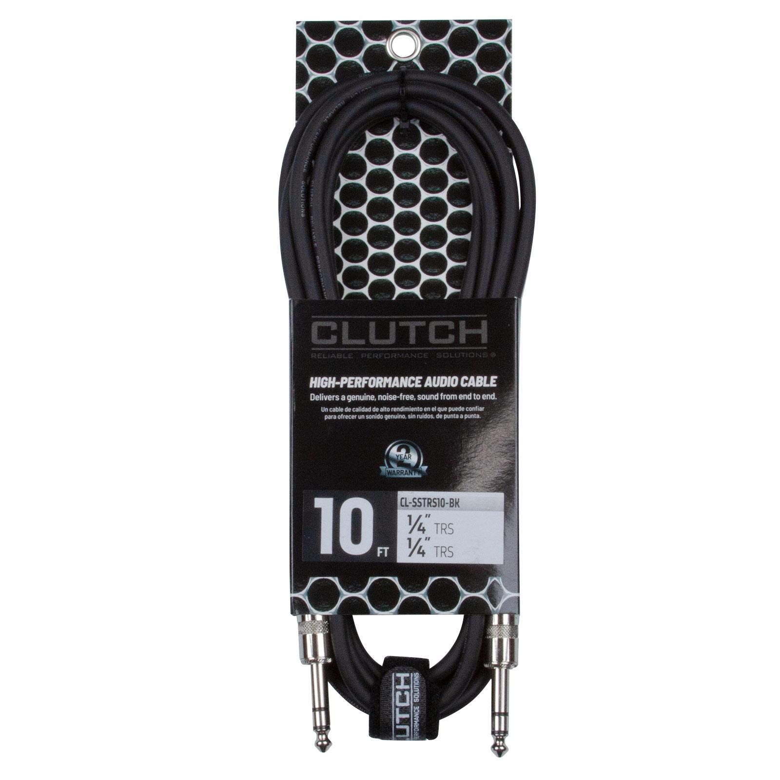 Clutch 10 foot 1/4" to 1/4" TRS Cable