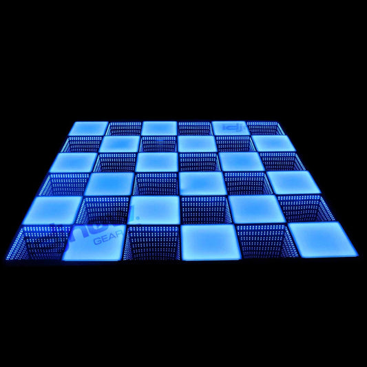 Clutch MagnaFloor LED Dance Floor Infinity and Glow Panel 11' x 11' Complete Portable System Package
