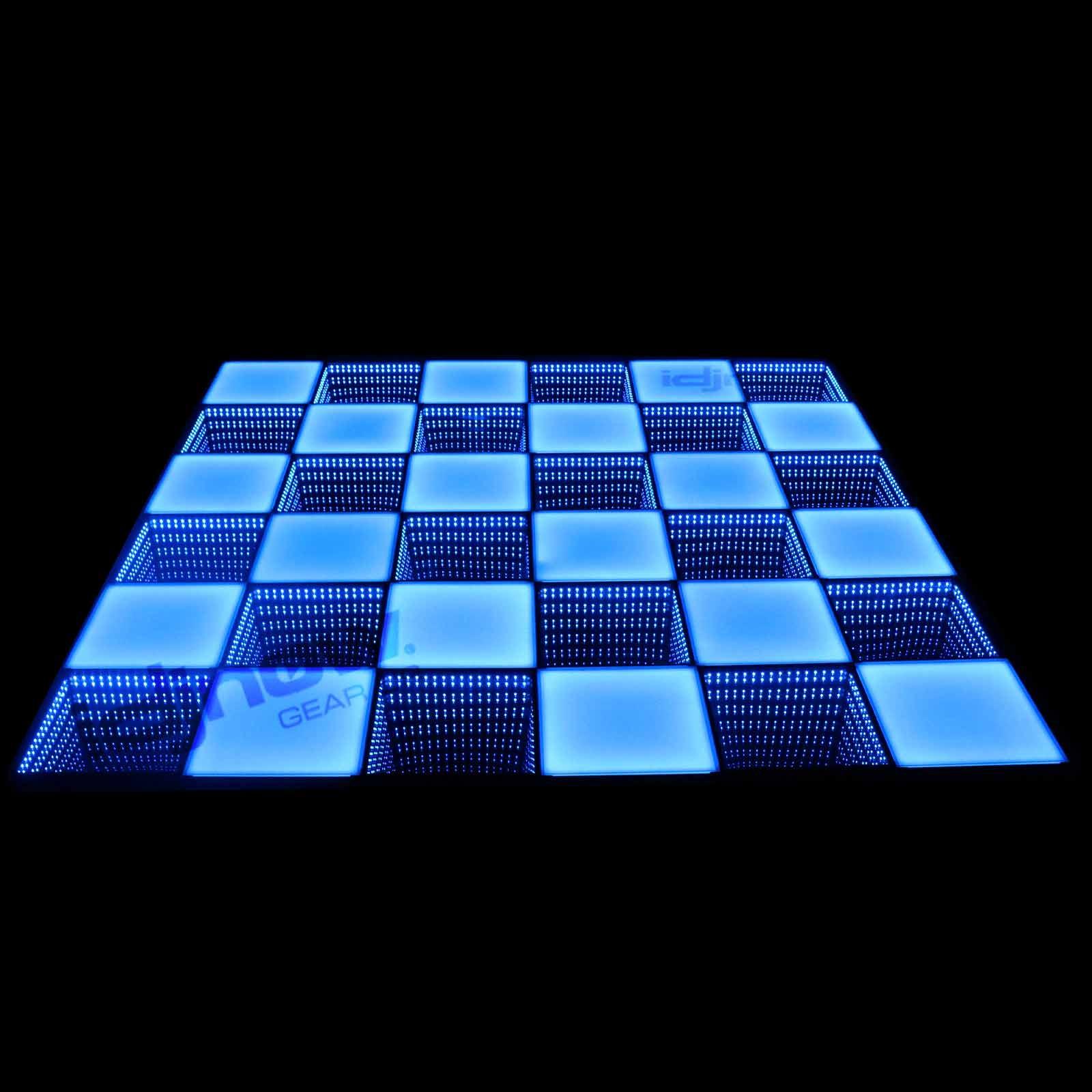 Clutch MagnaFloor LED Dance Floor Infinity and Glow Panel 11' x 11' Complete Portable System Package