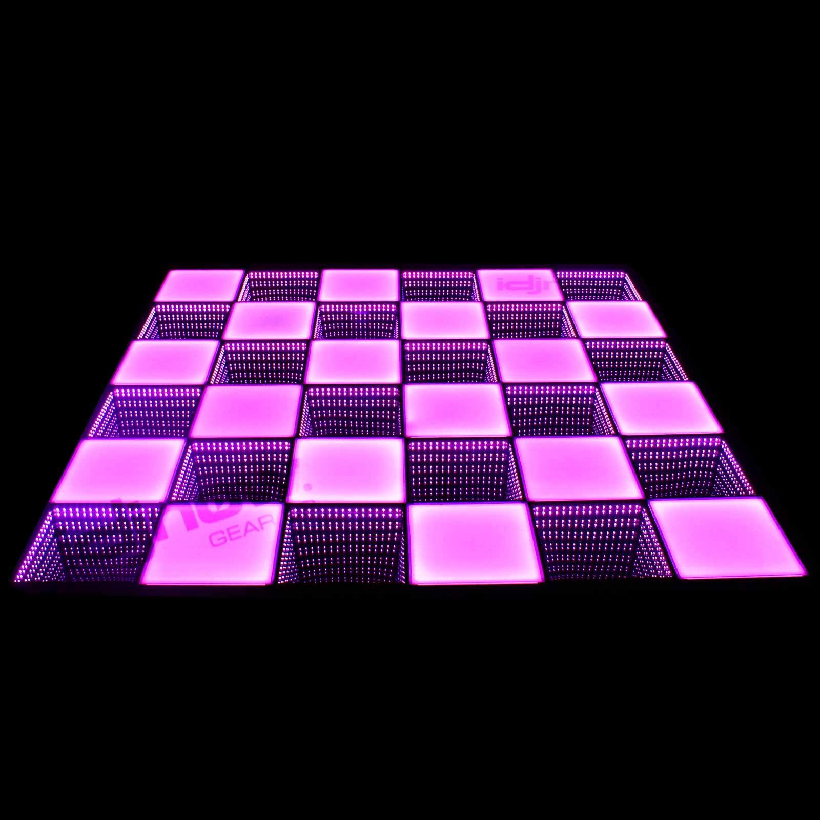 Clutch MagnaFloor LED Dance Floor Infinity and Glow Panel 11' x 11' Complete Portable System Package