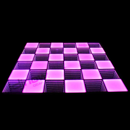 Clutch MagnaFloor LED Dance Floor Infinity and Glow Panel 11' x 11' Complete Portable System Package