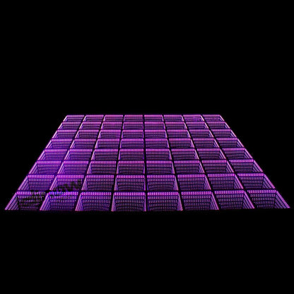 Clutch MagnaFloor LED Dance Floor Infinity Panel 14' x 14' Complete Portable System Package