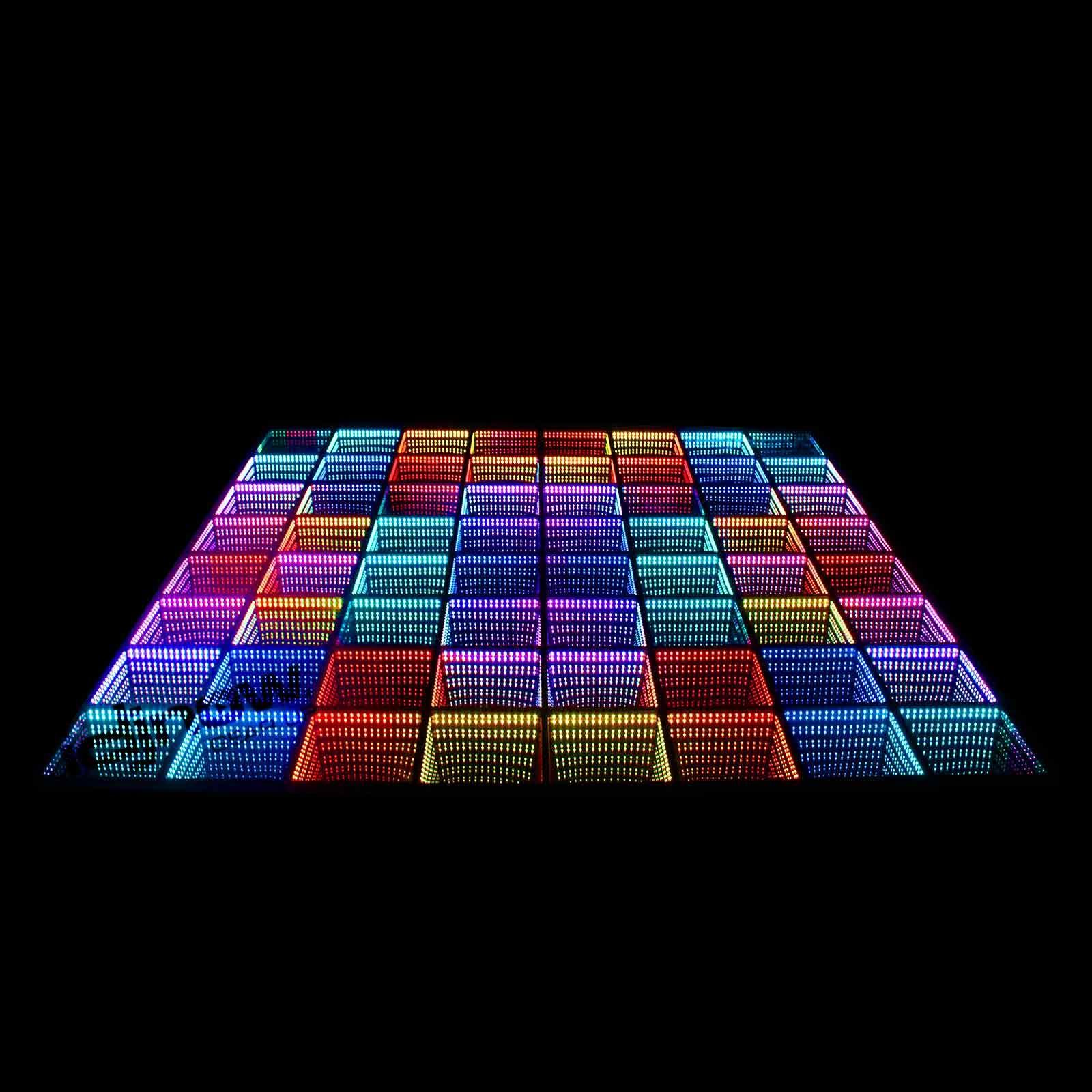 20x20 Infinity Dance Floor with 144x Clutch MagnaFloor Infinity Panels