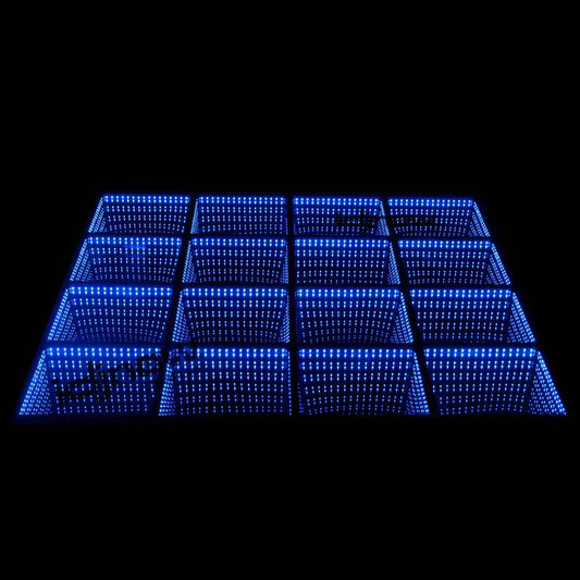 Clutch MagnaFloor LED Dance Floor Infinity Panel 8' x 8' Complete Portable System Package