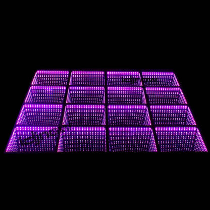 Clutch MagnaFloor LED Dance Floor Infinity Panel 8' x 8' Complete Portable System Package