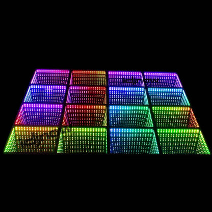 Clutch MagnaFloor LED Dance Floor Infinity Panel 8' x 8' Complete Portable System Package