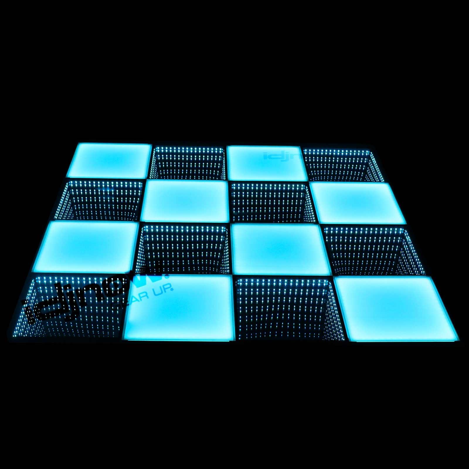 Clutch MagnaFloor LED Dance Floor Infinity and Glow Panel 8' x 8' Complete Portable System Package