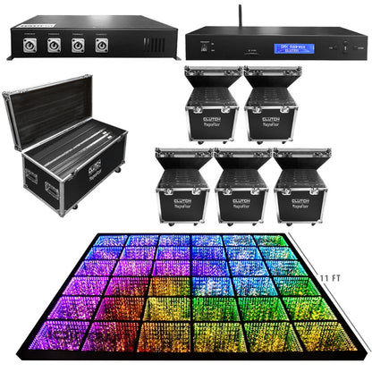 Clutch MagnaFloor LED Dance Floor Star Panel 11' x 11' Complete System