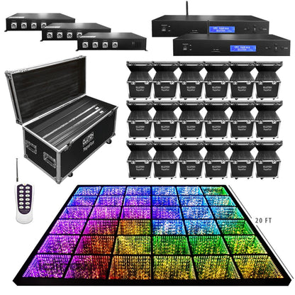 Clutch MagnaFloor LED Dance Floor Star Panel 20' x 20' Complete System