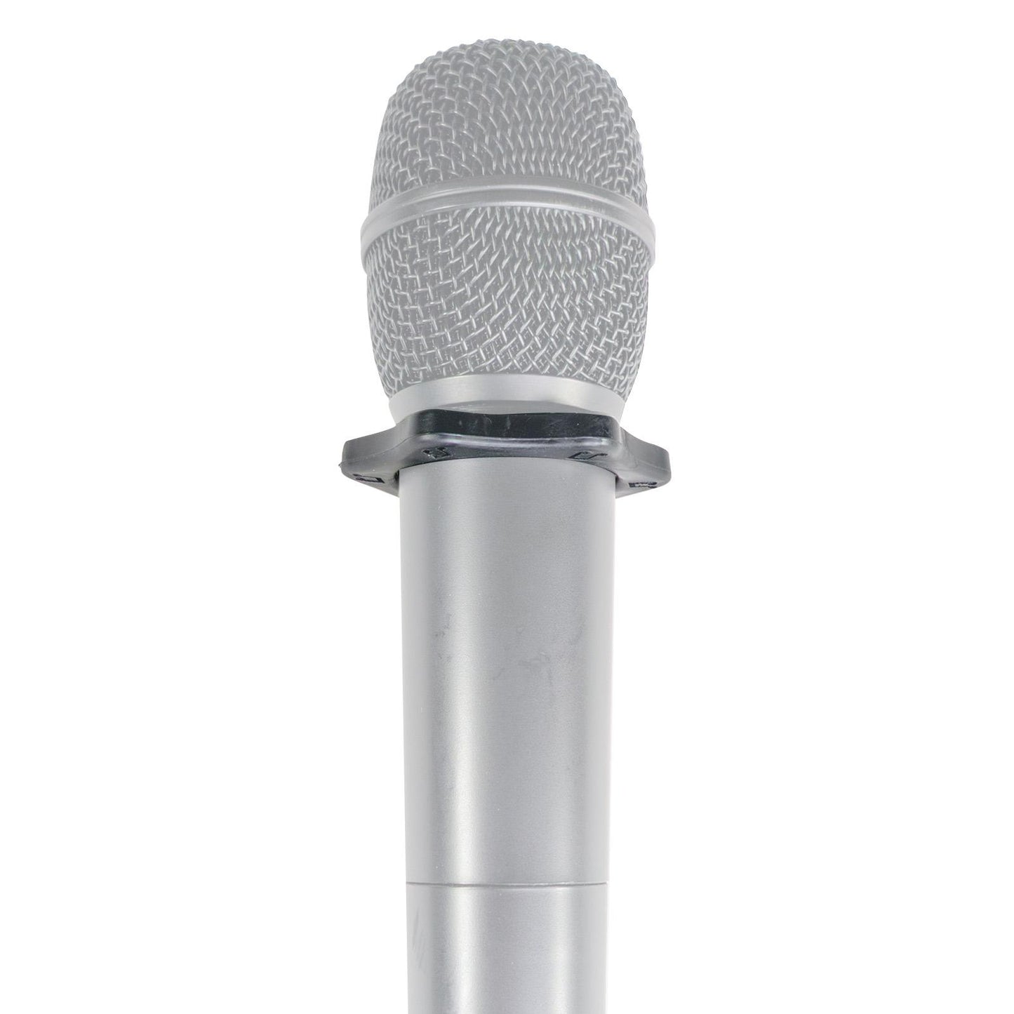 Clutch Microphone Anti Roll Stop Device for Handheld Microphones
