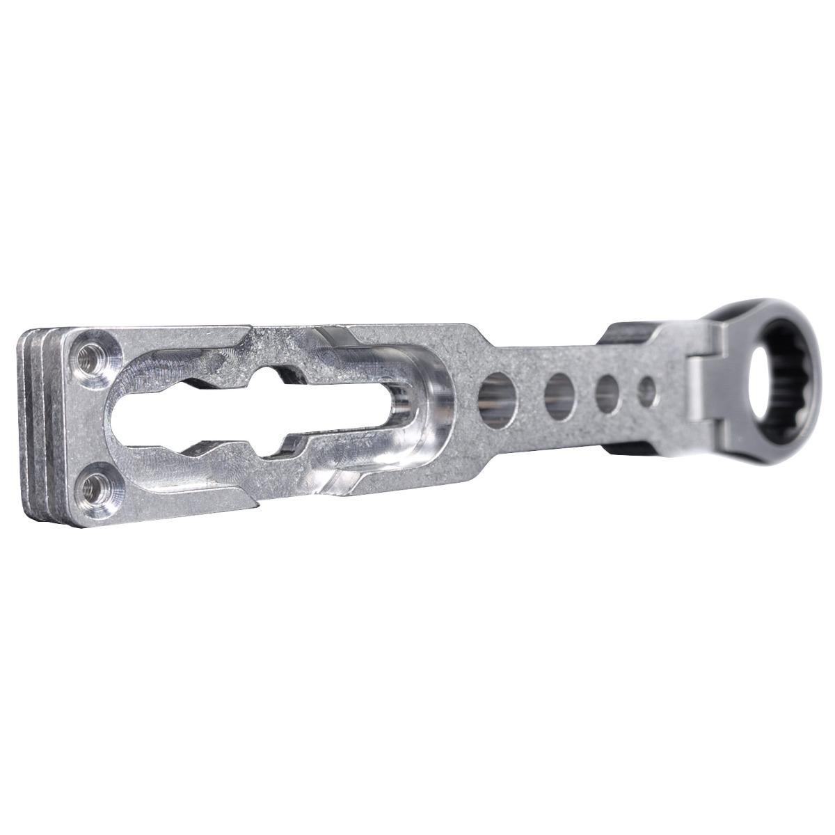 Clutch RIGGER-WRENCH Utility Ratchet Tool for M12 Nut and Wing Nut