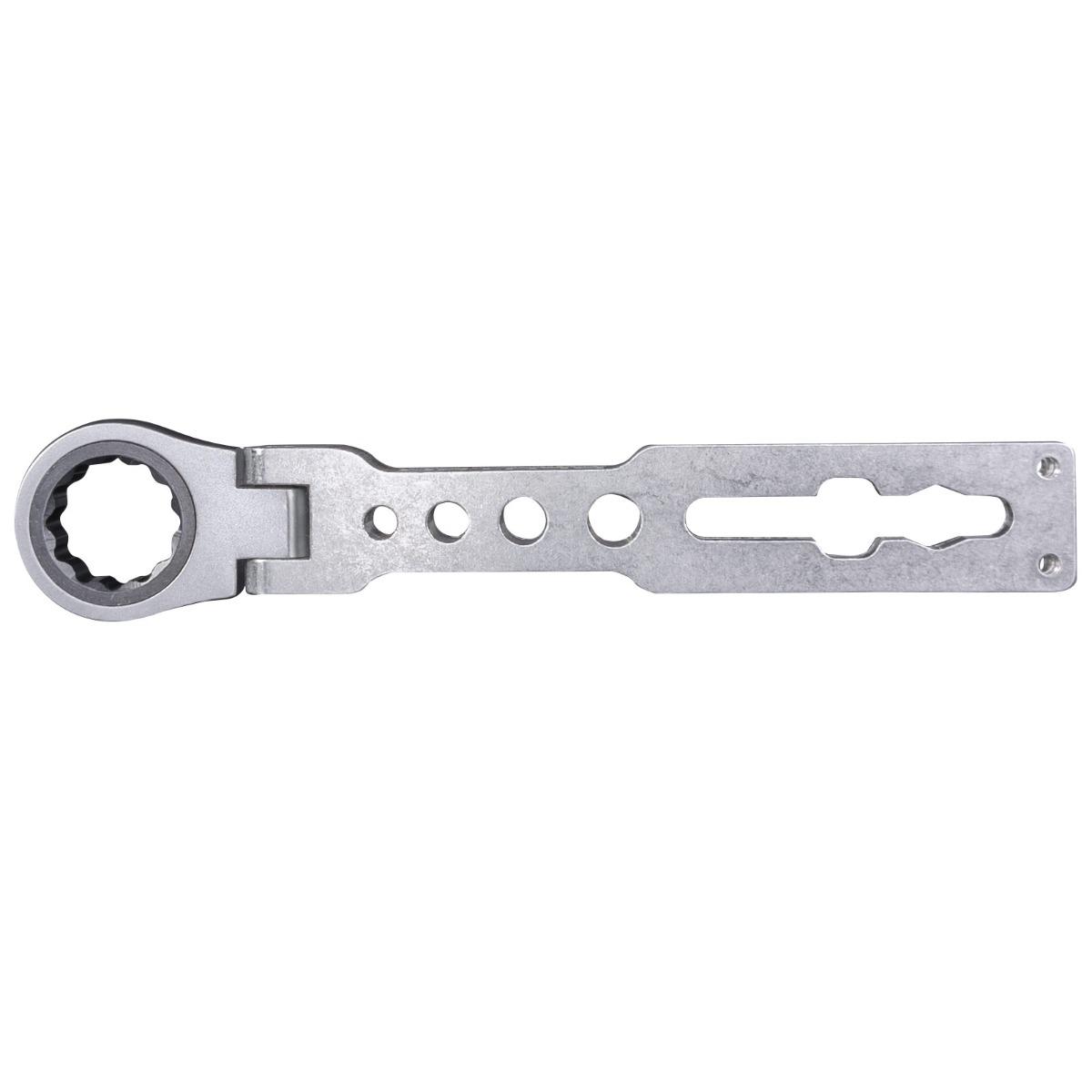 Clutch RIGGER-WRENCH Utility Ratchet Tool for M12 Nut and Wing Nut